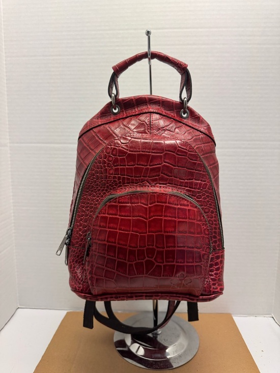 Patricia Nash Handbags - Patricia Nash Alencon Top Handle Small Leather Backpack